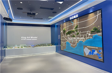 深圳路桥集团展厅模型